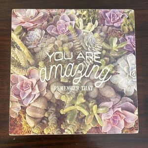 You are amazing box sign